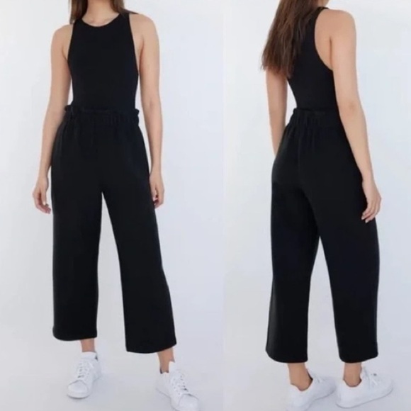 Aritzia The Group Babaton Powell Cropped Cozy Pants Black - Picture 1 of 9